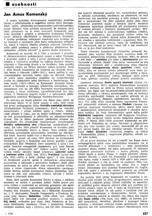 J. A. Komensk (V. Urbnek) -- J. H. Pestalozzi, s. 237