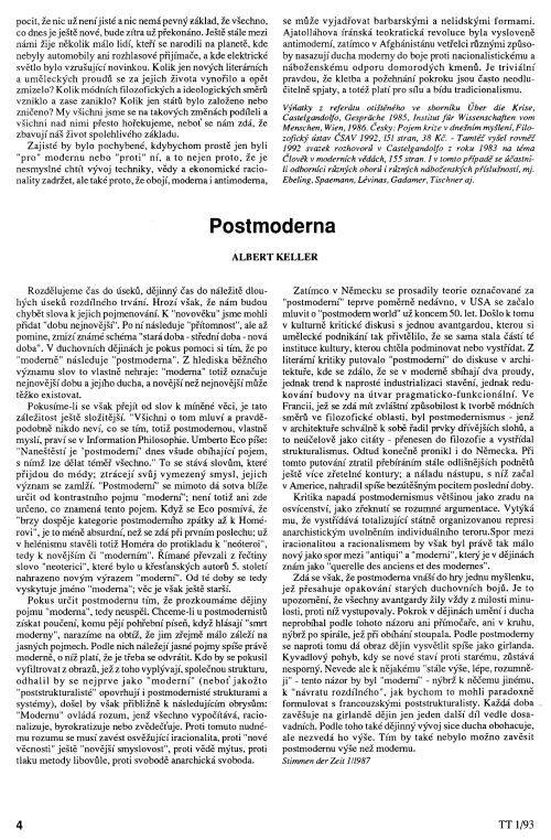 Postmoderna, s. 4