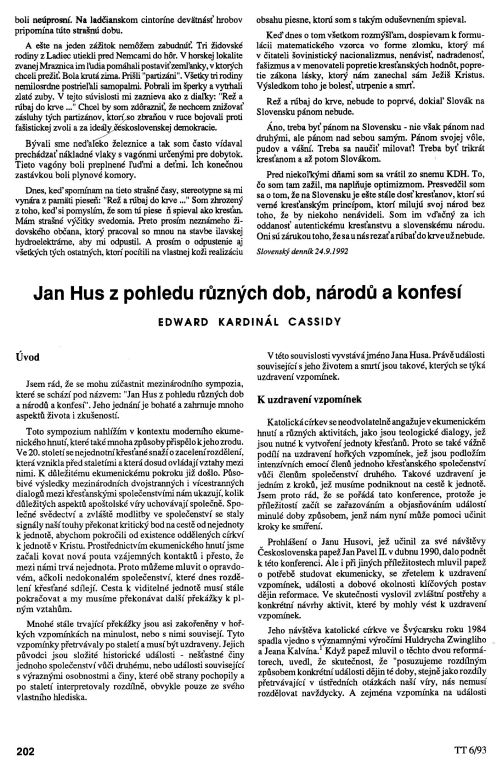 Jan Hus z pohledu rznch dob, nrod, a konfes, s. 202