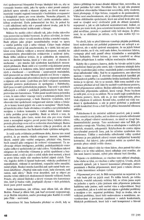 Kanonizace Jana Sarkandra, Bo poukaz dob, s. 48