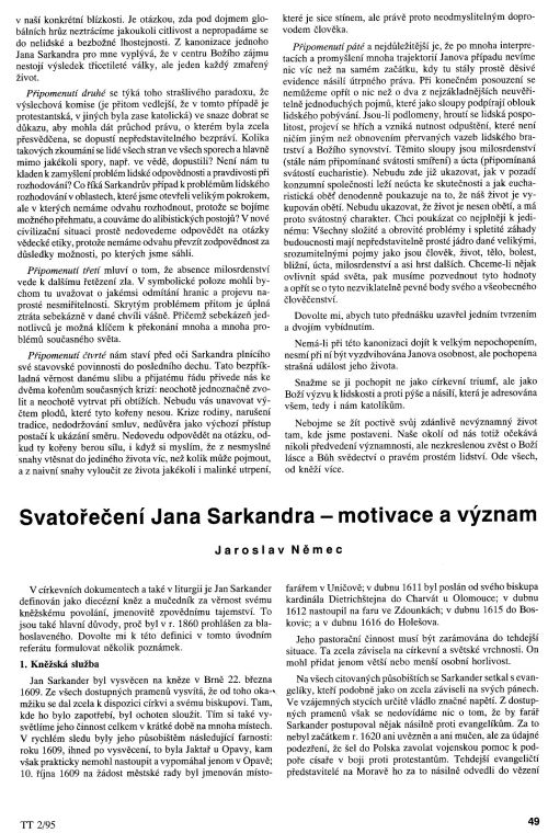 Kanonizace Jana Sarkandra, Bo poukaz dob, s. 49