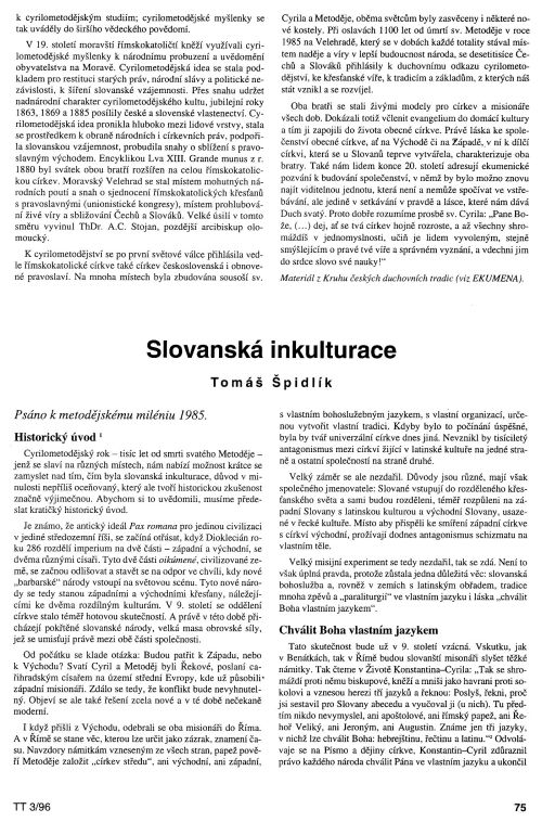 Cyrilometodjsk tradice ekumenicky, s. 75