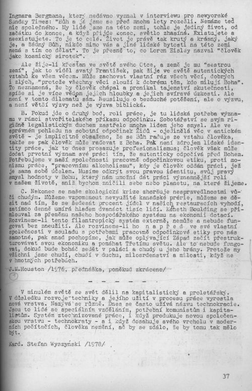 Náboženství a životní prostředí, s. 37