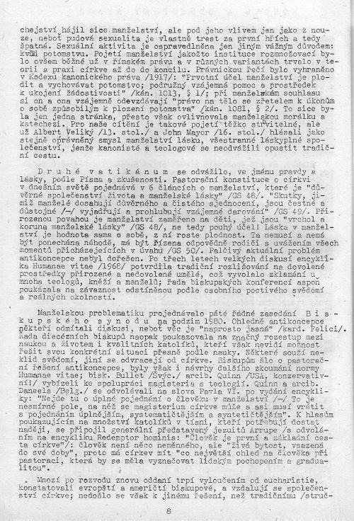 Koncil a biskupský synod, s. 8 Koncil a biskupský synod, s. 8