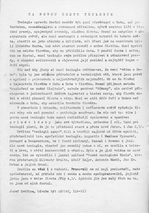 Na novou cestu teologie, s. 51