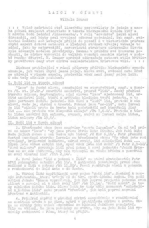 Laici v církvi, s. 4 Laici v církvi, s. 4