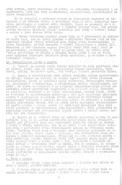 Laici v církvi, s. 6 Laici v církvi, s. 6