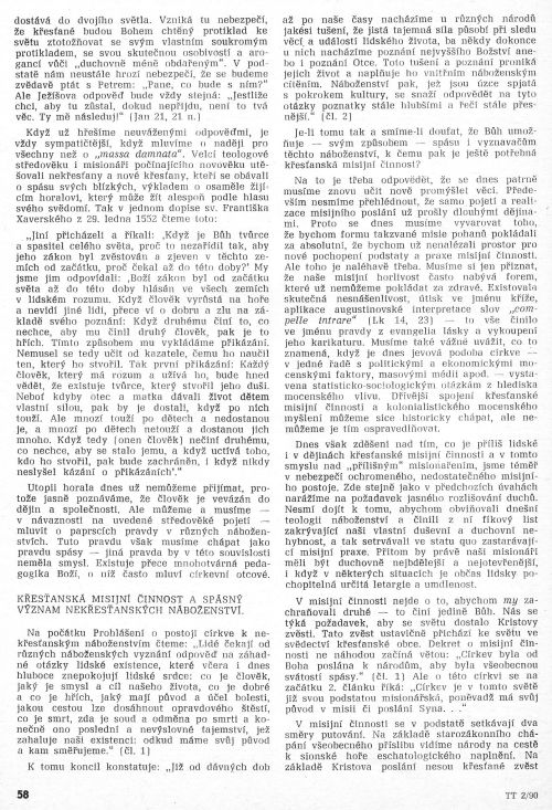 Nekřesťanské náboženství a spása, s. 58 Nekřesťanské náboženství a spása, s. 58
