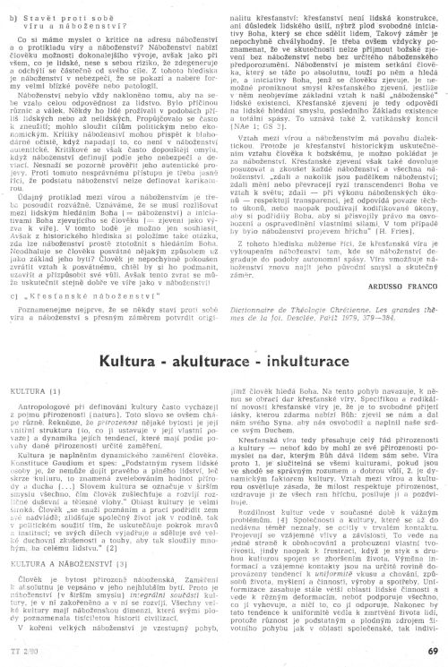 Kultura - akulturace - inkulturace, s. 69