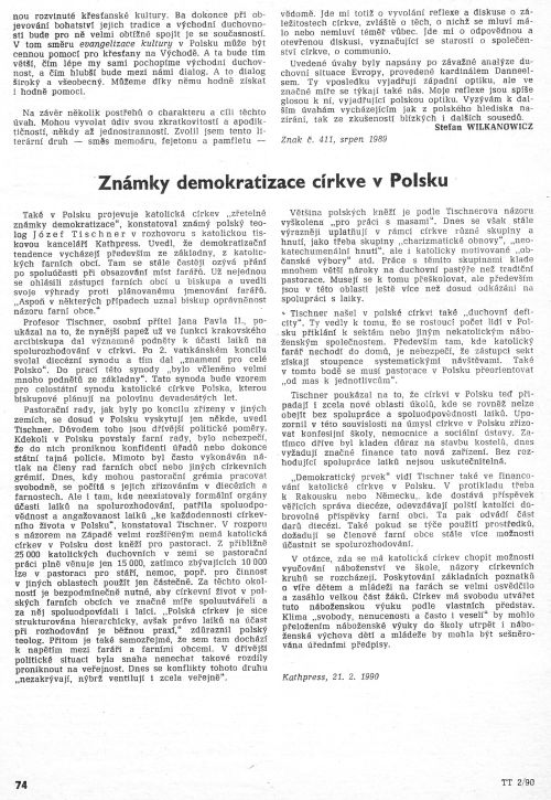 Znmky demokratizace v Polsku, s. 74