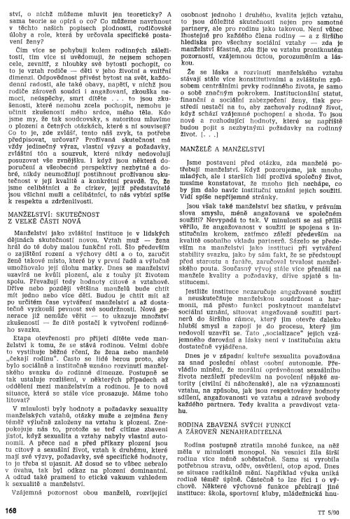 Křesťanská rodina dnes, s. 168 Křesťanská rodina dnes, s. 168