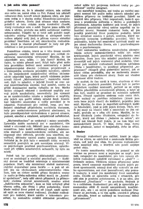Celibt a vda, s. 172