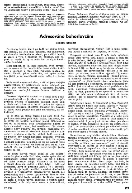 Adresovno bohoslovcm, s. 175