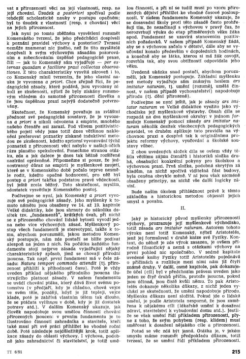Komenskho zsada pirozenosti vchovy, s. 215