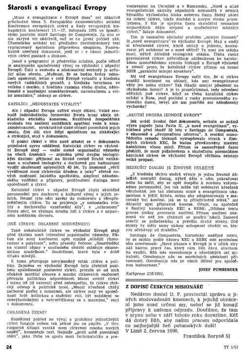 Evangelizace Evropy, s. 24 Evangelizace Evropy, s. 24