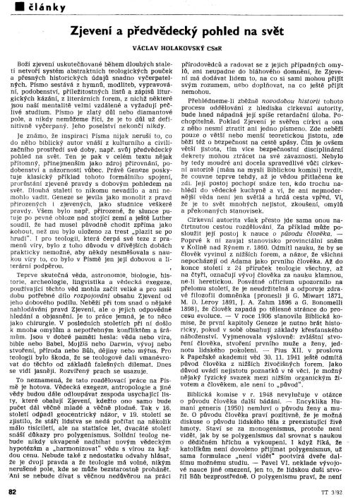 Zjevení a předvědecký pohled na svět, s. 82