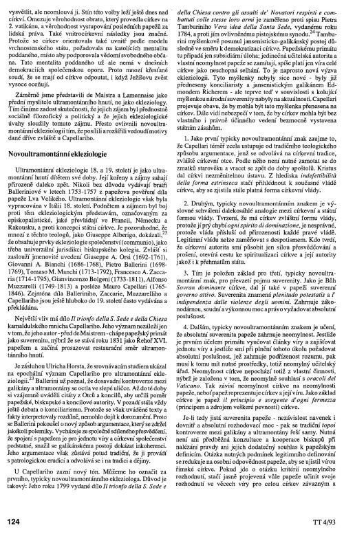 Ultramodernismus a ekleziologie, s. 124