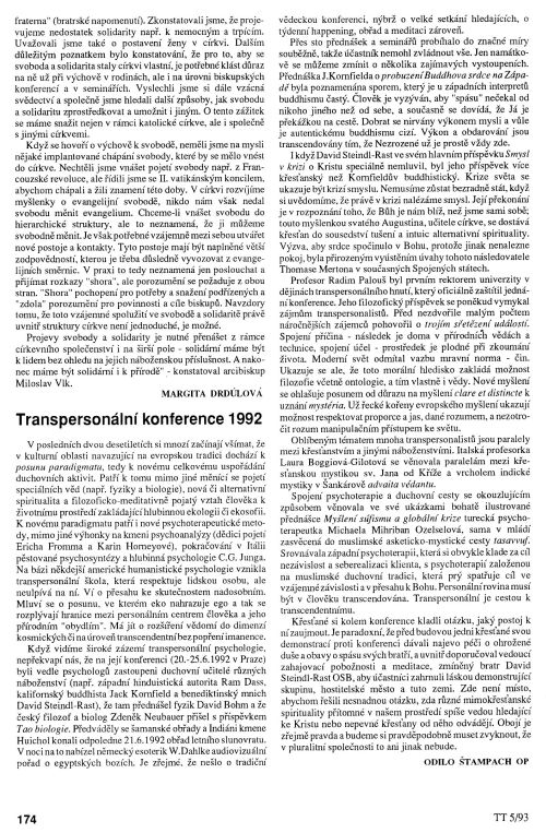 Transpersonln konference 1992, s. 174