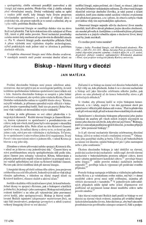 Biskup - hlavn liturg v dieczi, s. 115