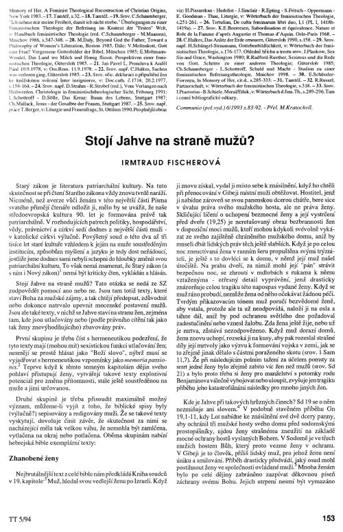 Stoj Jahve na stran mu?, s. 153