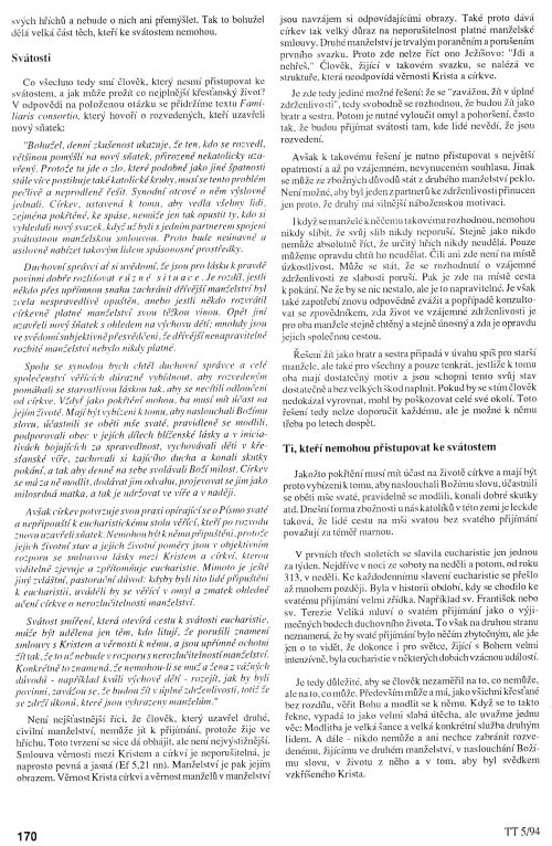 Život rozvedených v církvi, s. 170 Život rozvedených v církvi, s. 170