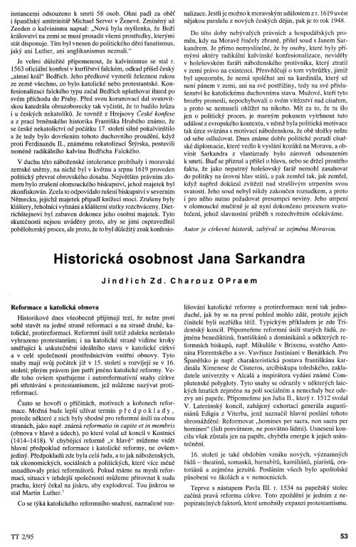 J. Sarkander v procesu konfesionalizace, s. 53