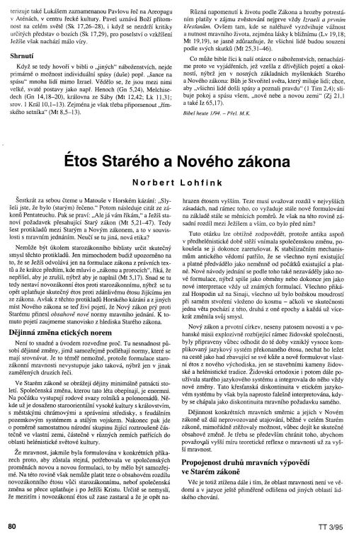 thos Starho a Novho zkona, s. 80