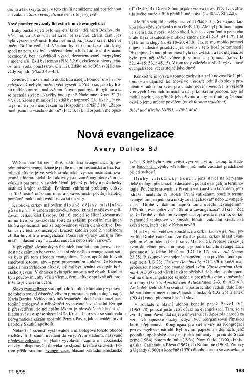 Nov evangelizace, s. 183