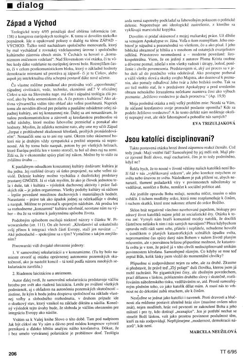 Západ a Východ, s. 206 Západ a Východ, s. 206