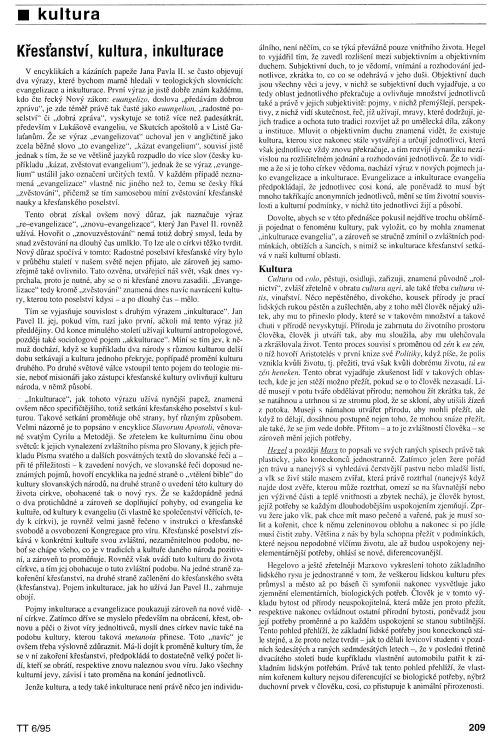 Křesťanství, kultura, inkulturace (M. Lobkowicz), s. 209 Křesťanství, kultura, inkulturace (M. Lobkowicz), s. 209