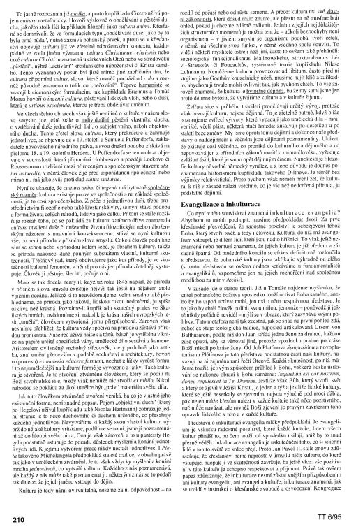 Křesťanství, kultura, inkulturace (M. Lobkowicz), s. 210 Křesťanství, kultura, inkulturace (M. Lobkowicz), s. 210