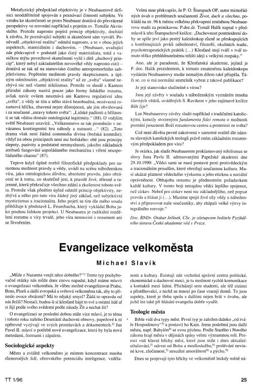 Evengelizace vekomsta, s. 25