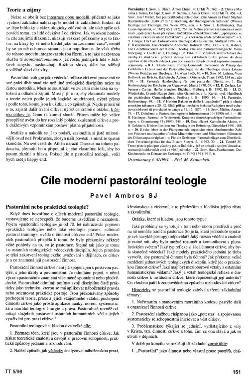 Prokrustovo loe  systematizace pastorlky, s. 151