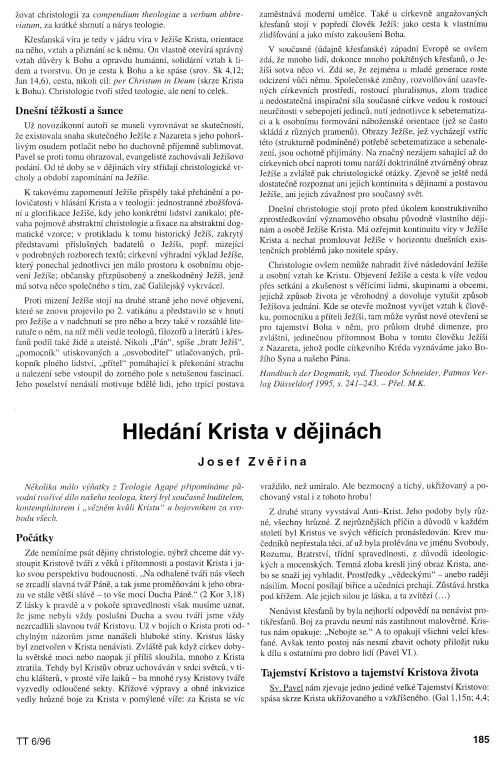 Hledn Krista vdjinch, s. 185