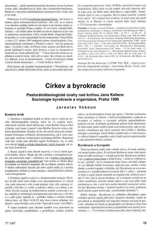 Crkev a byrokracie, s. 19