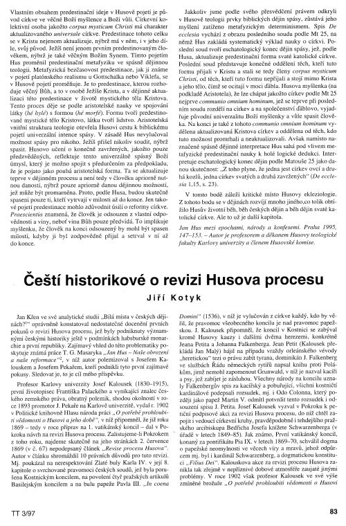et historikov a revize Husova procesu, s. 83
