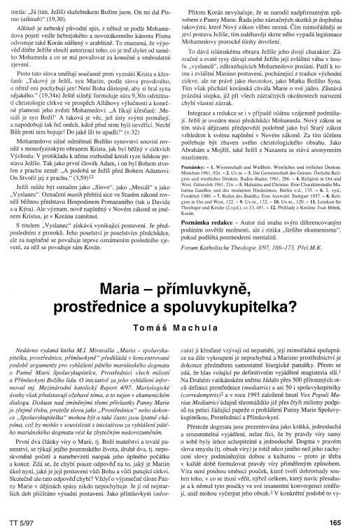 Maria  spoluvykupitelka?, s. 165