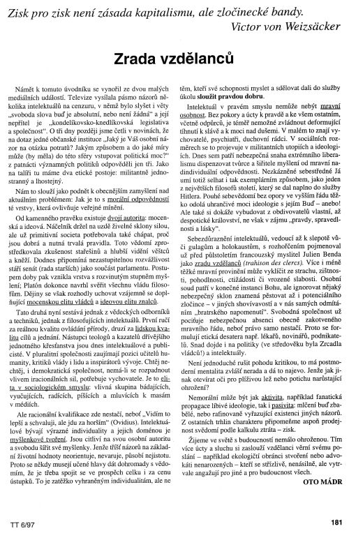 Zrada vzdělanců, s. 181 Zrada vzdělanců, s. 181