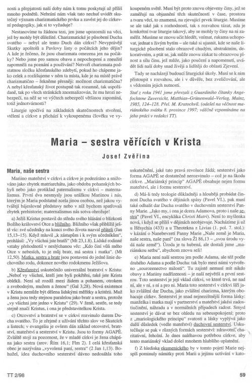 Maria  sestra vcch vKrista, s. 59