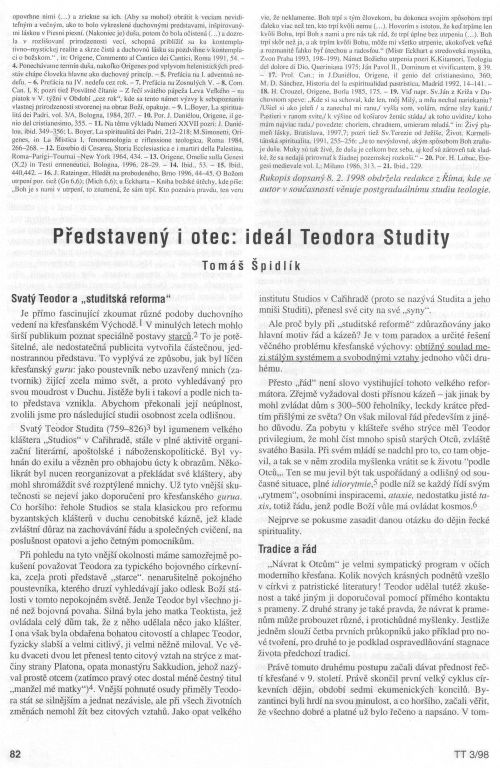 Pedstaven i otec  idel Teodora Studity, s. 82