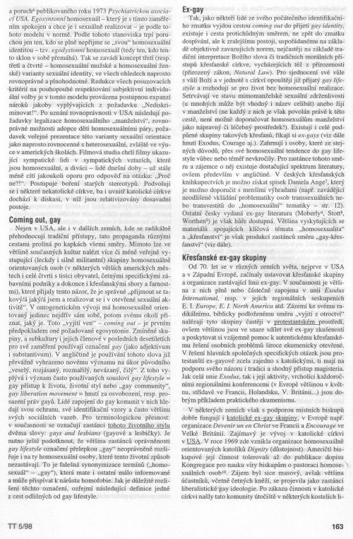 Homosexuální osoby v církvi, s. 163 Homosexuální osoby v církvi, s. 163