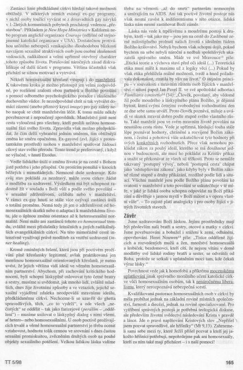 Homosexuální osoby v církvi, s. 165 Homosexuální osoby v církvi, s. 165